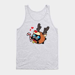 Poopy the Pug Puppy - Christmas Tank Top